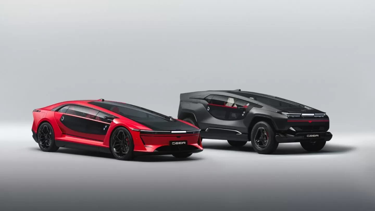 Arabia Saudita entra al mundo automotor con Ceer y dos eléctricos que parecen de ciencia ficción