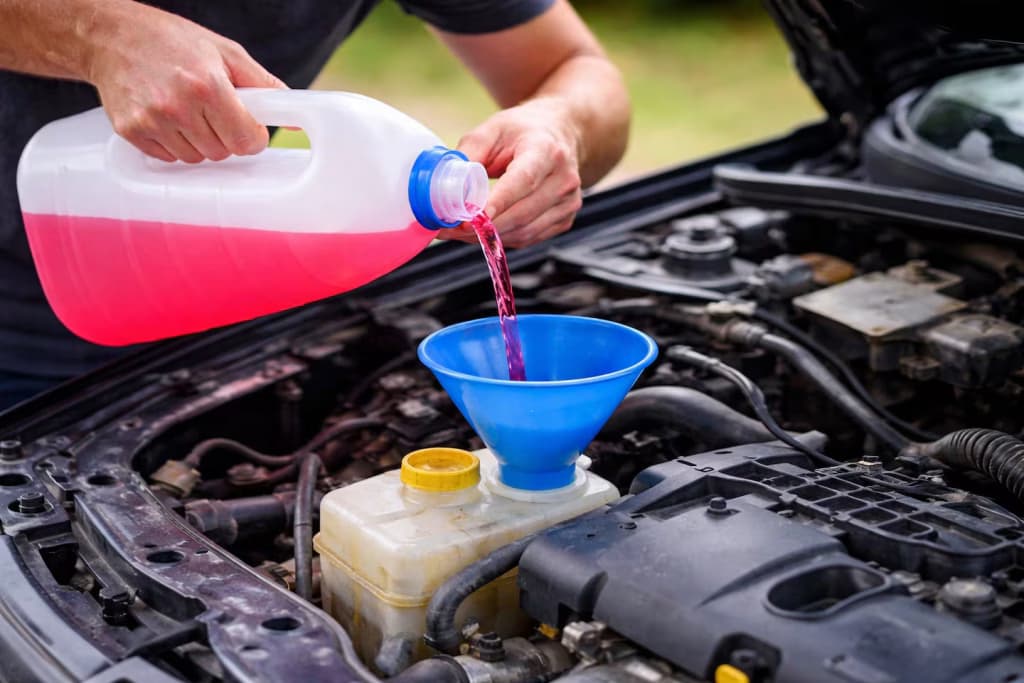 Revisión de líquido refrigerante